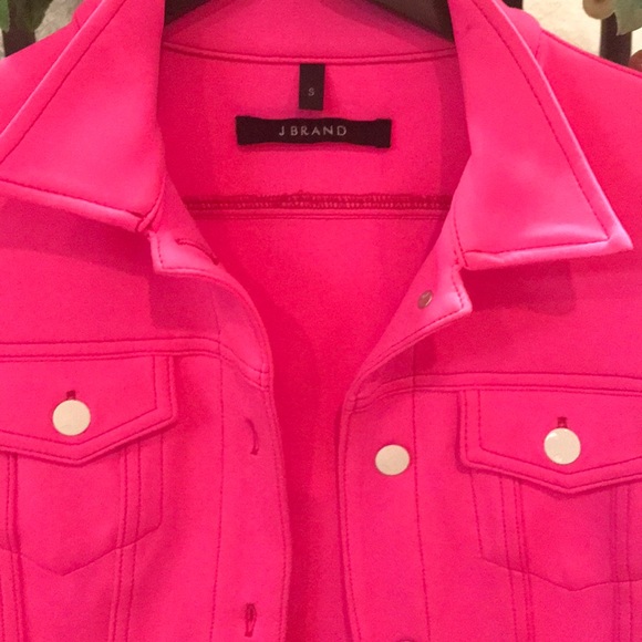 J BRAND BARBIE HOT PINK JACKET!!!!! Beautiful!!! - Picture 5 of 8